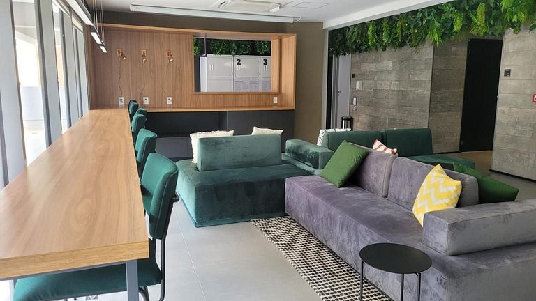Studio em Vila Mariana com Coworking no Prédio
