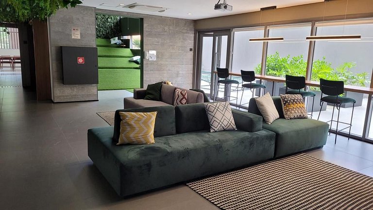 Studio em Vila Mariana com Coworking no Prédio