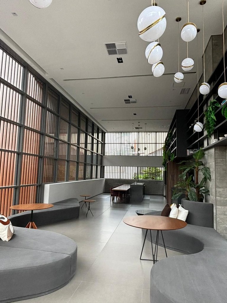 Studio em Vila Mariana com Coworking no Prédio