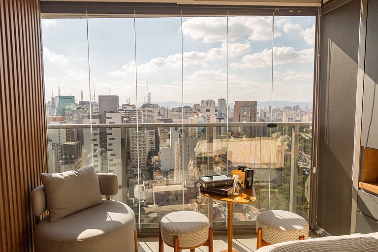 Studio On Paulista a apenas 25m do Metrô Paraíso!