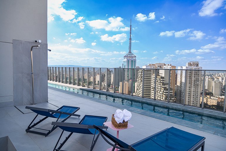 Studio On Paulista a apenas 25m do Metrô Paraíso!