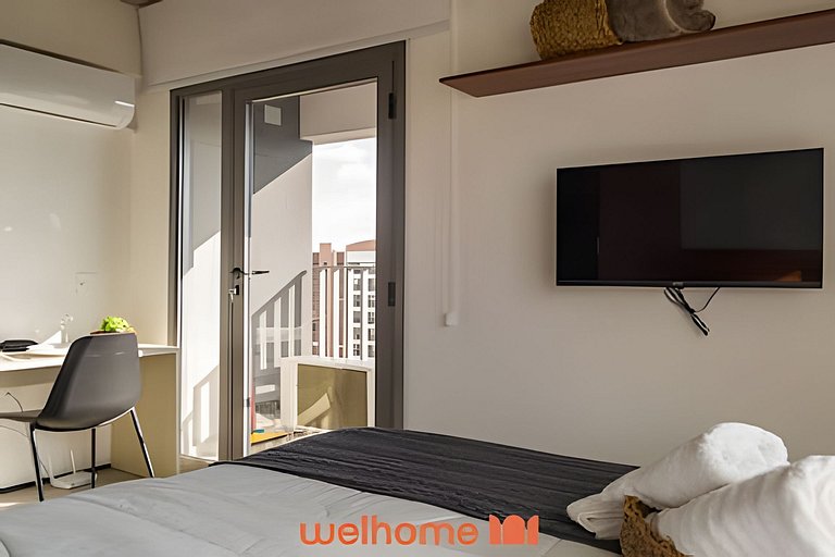 Studio em Vila Mariana com Coworking no Prédio