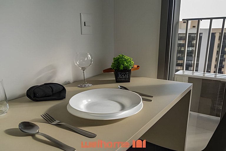 Studio em Vila Mariana com Coworking no Prédio