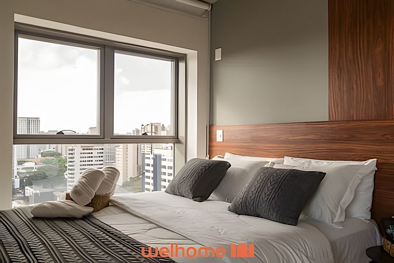 Studio em Vila Mariana com Coworking no Prédio