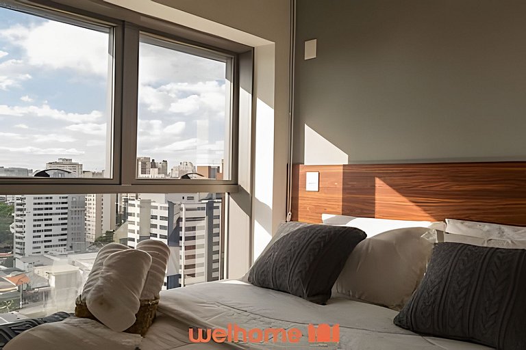 Studio em Vila Mariana com Coworking no Prédio