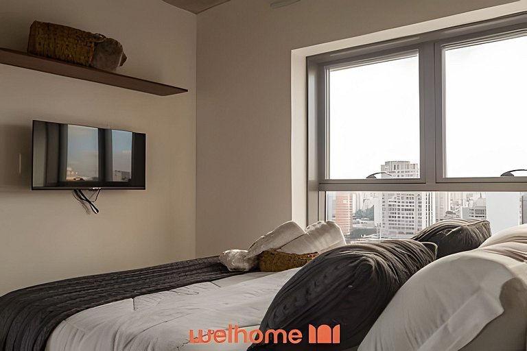 Studio em Vila Mariana com Coworking no Prédio