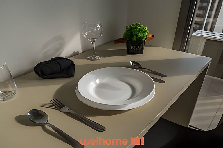 Studio em Vila Mariana com Coworking no Prédio