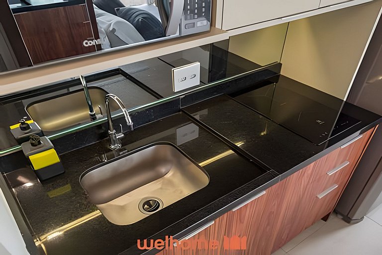 Studio em Vila Mariana com Coworking no Prédio