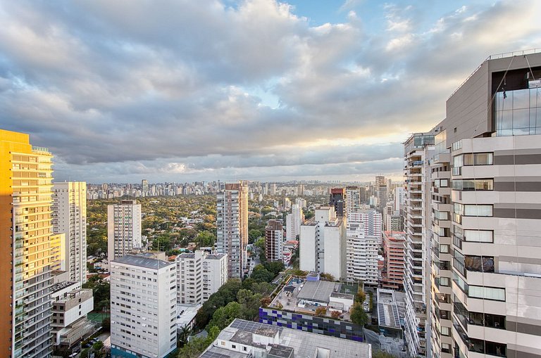 Studio em São Paulo com Piscina na Oscar Freire