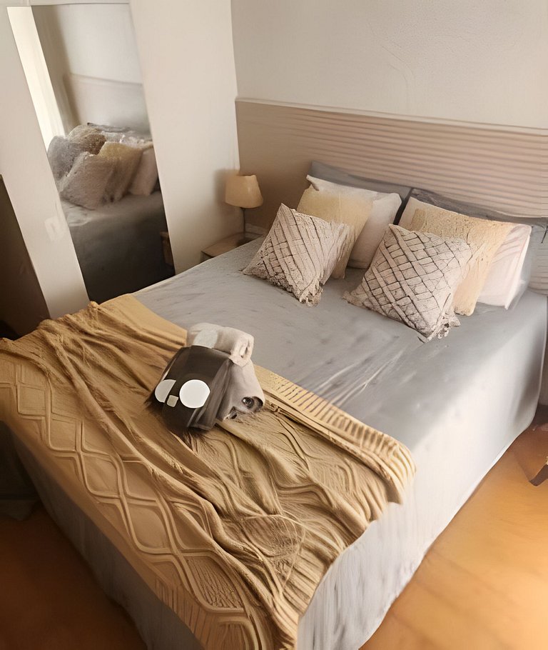 2 Quartos + Varanda + Vaga | Posto 4,Copacabana
