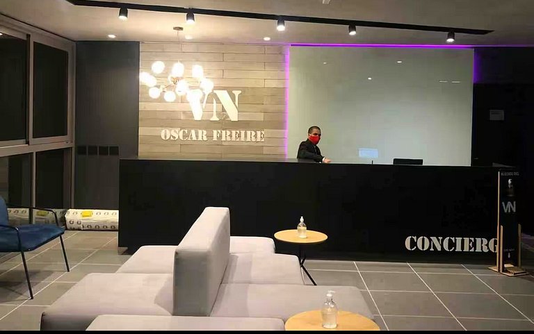 Studio em São Paulo com Piscina na Oscar Freire