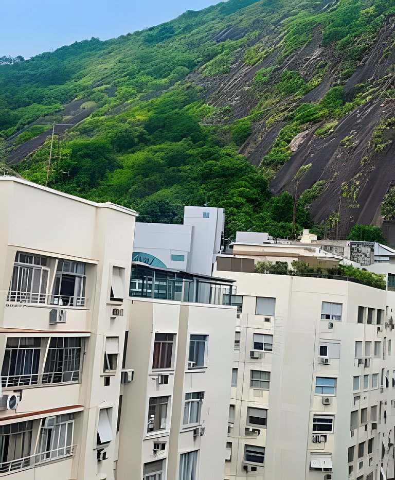 2 Quartos + Varanda + Vaga | Posto 4,Copacabana