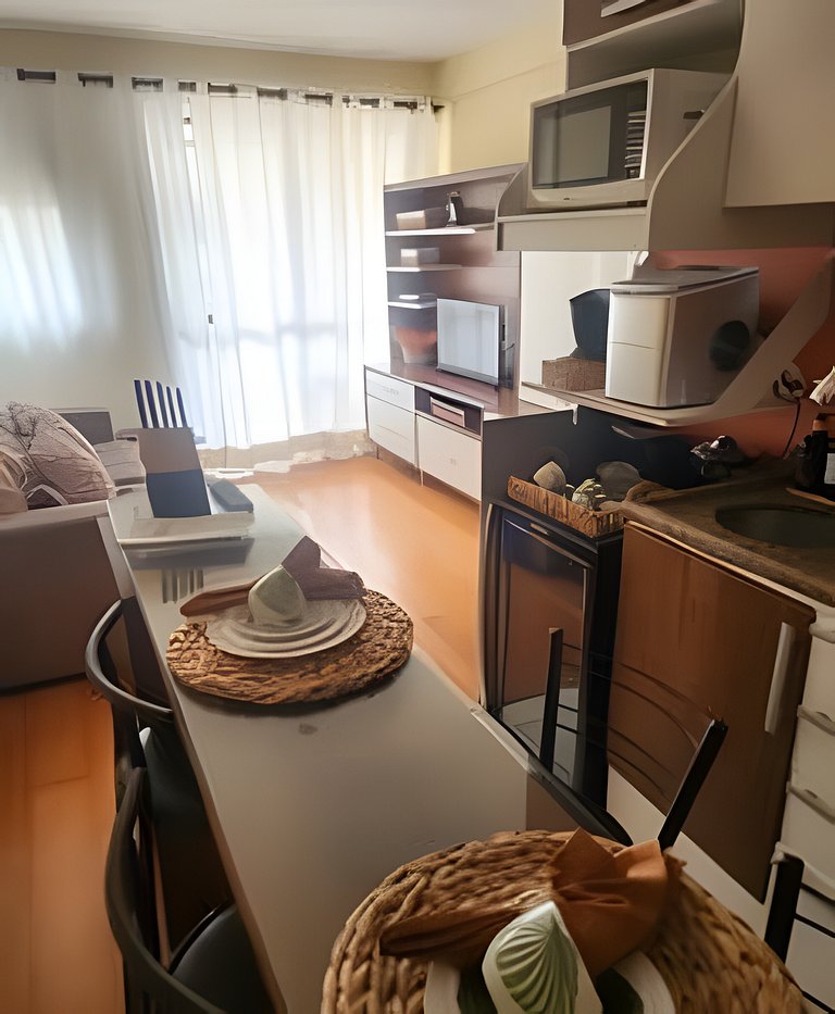 2 Quartos + Varanda + Vaga | Posto 4,Copacabana
